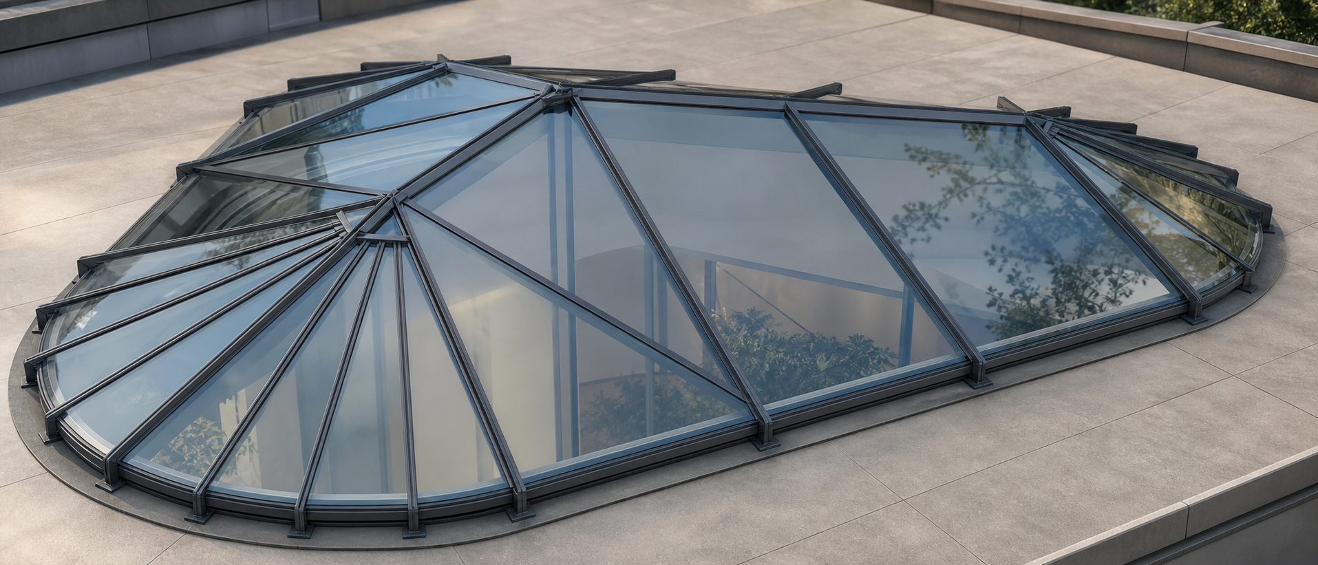Glass-Clad Hotel Lobby